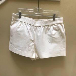 J Crew White Cotton shorts
